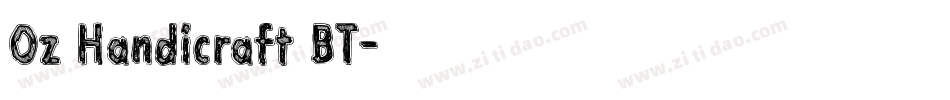 Oz Handicraft BT字体转换